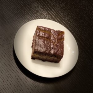 Brownie with Orange