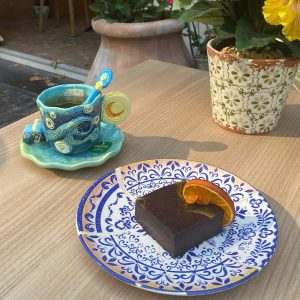 Brownie with Orange