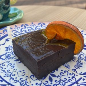 Brownie with Orange