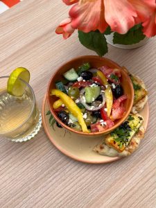 Kretenzische Salade met Gebakken Halloumi
