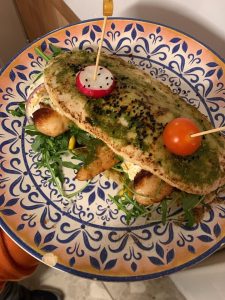 Catalan Grilled Vegetable Pita Bread