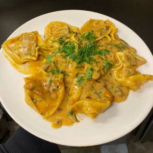 Ravioli with Truffle Mushrooms