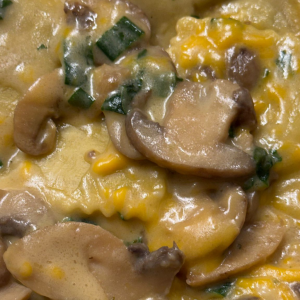 Ravioli with Truffle Mushrooms